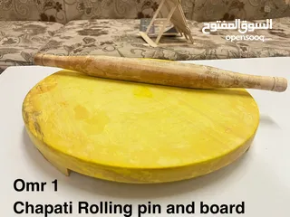  1 Chapati Rolling pin and board