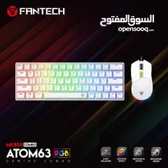  3 Fantech Atom63 MK859c Mechanical Gaming Keyboard & Mouse Arabic/English