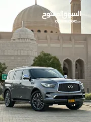  4 إنفينيتي QX80 2019  فول مواصفات بنظافة مميزة