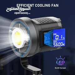 4 Ulanzi 120W Bi-color / RGB V-Mount Video Light   اضاءة تصوير عالية الجودة