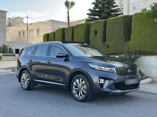  10 KIA SORENTO (SX) 2019 وارد الوكالة قاطع  مسافة 80 الف كم فل كامل اعلى صنف فحص كامل