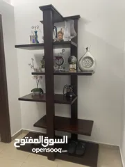  4 مزنون خشب زان بني غامق خمس دفات