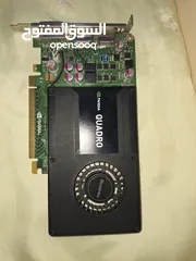  1 NVIDIA QUADRO K2000 2VRM