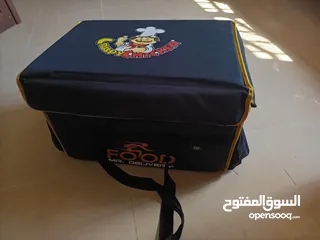  1 حقيبة طعام دليڤري مستعمل مدة شهر