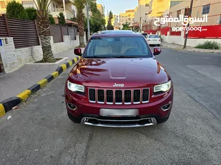  1 جيب جراند شيروكي موديل 2014 ليمتد بحالة الوكالة