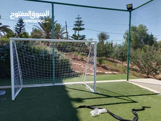  11 هدف كرة قدم كامل متوفر عدة مقاسات أعلى جوده للحديد مع الشبك يوجد خدمة توصيل لجميع المحافظات