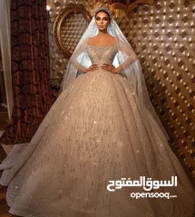  9 شروة بدل زفاف ابيض وملون