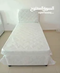  2 NEW HIGH QUALITY SINGLE AMERICAN BED WITH MATTRESS 90/190 CM