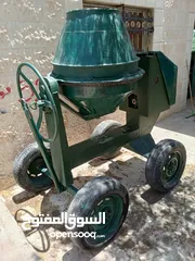  1 خلاطة باطون كهرباء بحاله جيده جدا للبيع