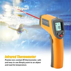 2 ميزان حرارة لايزر (ليس طبي) ZOYI Digital Precise Handheld Infrared Temperature L