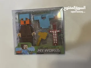  2 Minecraft “My World” Building Blocks Series
