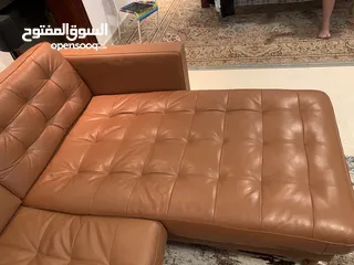  7 IKEA landskrona leather sofa