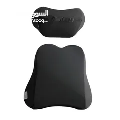  4 طقم الوسادة الطبية المريحة لكرسي المكتب والسيارة خامة ثقيلة محشوة بالاسفنج الطبي توفر دعمًا كاملاً