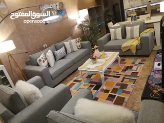  1 طقم كنب امريكي مستورد فاخر جدا قمه في الفخامه والرقي والتميز والابداع في عالم الكنب