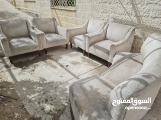  2 طقمين كنب دائري مستعمل للبيع