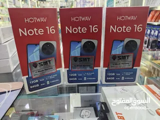  4 جديد وحديث NOTE 16 جيجا 64 رام 12 بطارية 5160 مكفول سنة كاملة من شركتو SMT متوفر توصيل