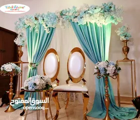  14 كوشات فاخرة للإيجار للاعراس وحفلات الخطوبة