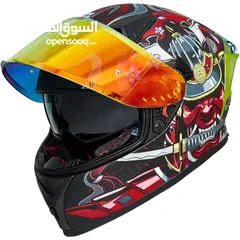  3 خوذه ilm نضيفه مصنف ECE+DOT مقاس XL