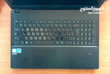  1 Asus core i5 الجيل السادس الرام 8G الهارد 256ssd حجم الشاشة 15.6 مناسبة للدراسة والبرامج الهندسية