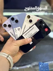  6 Iphone 14 used 128 GB ///// ايفون 14 عادي مستخدم 128 جيجا وكالة ومكفول كفالة تبديل باقل سعر بالمملكة
