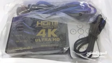  2 موزع خمس مداخل HDMI