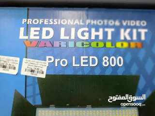  2 PROFESSIONAL PHOTO & VIDEO LED LIGHT KIT