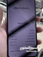  14 سامسونج جلاكسي اس 22 عادي 256 جيجا جهاز نظيف جداً لزقته عليه الجهاز تقريباً جديد مش شبه جديد