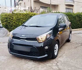  2 ابتداءا من دفعه اولى 1200 تملك كيا بيكانتو مورننج موديل 2020 لون اسود فحص كامل للبيع كاش او اقساط