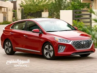  6 ايونك للايجار بأسعار مميزه/  مكتب نحد لتأجير السيارات السياحيه Hundayi Ioniq hybrid 2024