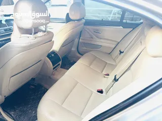  13 BMW520i f10 سيارة  للبيع  موديل 2014 بسبب التبديل