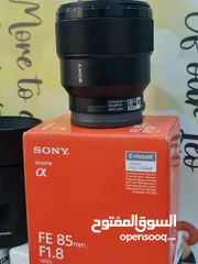  9 عدسات سوني و سيجما Sony Lens 85mm F1.8, Sigma 16mm & 30mm F1.4