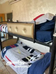  4 سرير طابقين حديد بحالة ممتازة وبسعر مناسب جداً