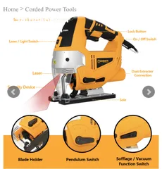  3 Jig Saw machine ( wood/metal/pvc)