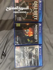  1 سيديات playstation 4 ولا خدشة بحال الجديد