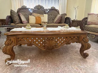  7 غرفة ضيوف و سفرة مستعمل للبيع
