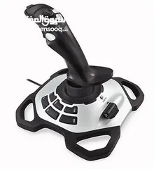  3 يد طيارات و العاب حرب logitech 3d pro للبدل يد يد بلاستيشن او او اكس بوكس المهم يكون في اربد