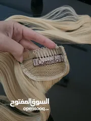  2 hair extensions golden blond