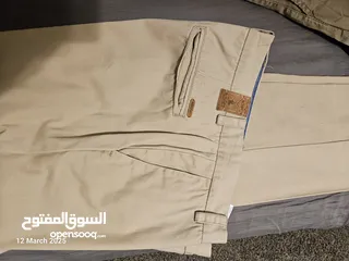  1 بنطلون كتان بولو استعمال خفيف xl بلبس 36