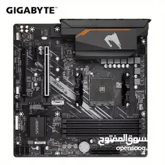  5 مذربورد اوروس لمعالجات اي ام دي رايزن جيل 3000 - 5000 GIGABYTE B550M AORUS ELITE DDR4/AMD RYZEN CPU