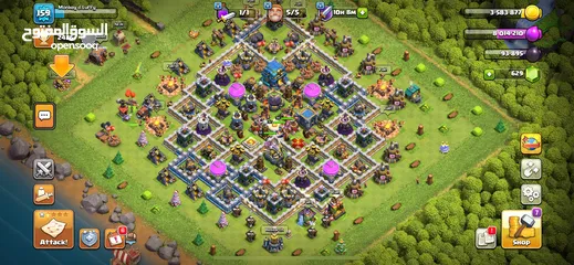  1 Clash of clans account level 159