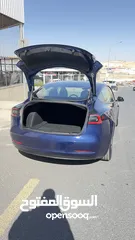  12 TESLA  MODEL ( 3 ) 2023 فحص اربعه جيد اوتوسكور كحلي داخلي اسود ممشى قليل  b+