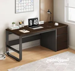  6 مكتب مع جوارير المقاس الكبير 140*50*75 مكتب عملي وواسع لتلبية احتياجاتك