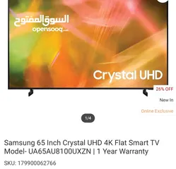  5 SAMSUNG 75 + 65 + 75 inches Q60 4K QLED SMART TV 2