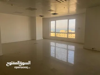  9 6Me32-Luxurious open space offices with sea view for rent in Qurm near Grand Hayat.