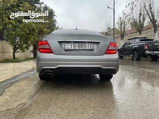  8 مرسيدس c250 صفر حوادث بحالة الشركة