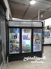  1 فريزر بوظة وثلاجة