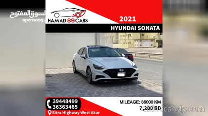  8 Hyundai Sonata 2021 (White)