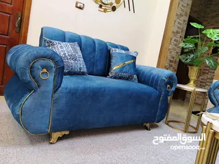  1 طقم كنب  خشي سويد