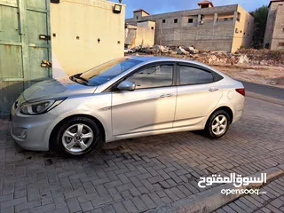  14 هونداي اكسنت 2014 ديززل 4 غيار صفر مشاكل  يد اوولا 1600 تيربو كاااش فقط