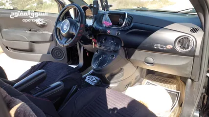  18 فيات 500e موديل 2017 لون اسود